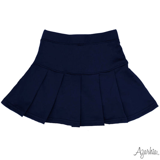 Solid Tennis Skort, Navy