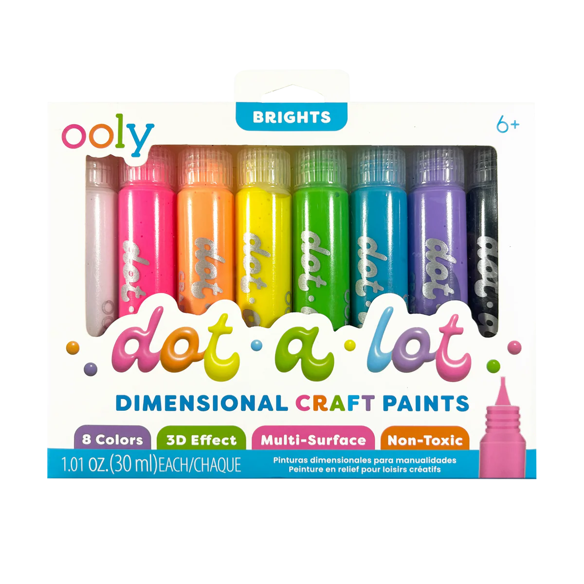 Dot-A-Lot Dimensional Craft Paint, Bright