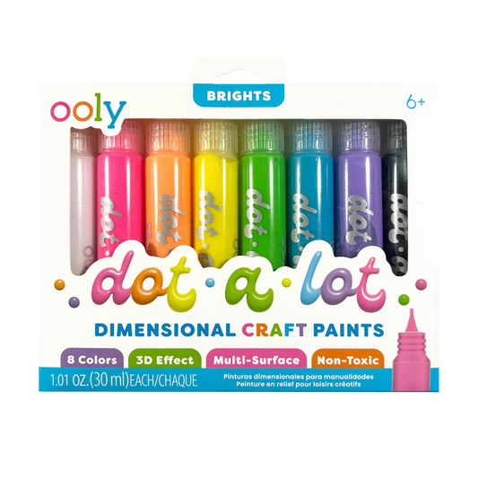 Dot-A-Lot Dimensional Craft Paint, Bright