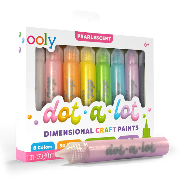 Dot-A-Lot Dimensional Craft Paint, Pearlescent