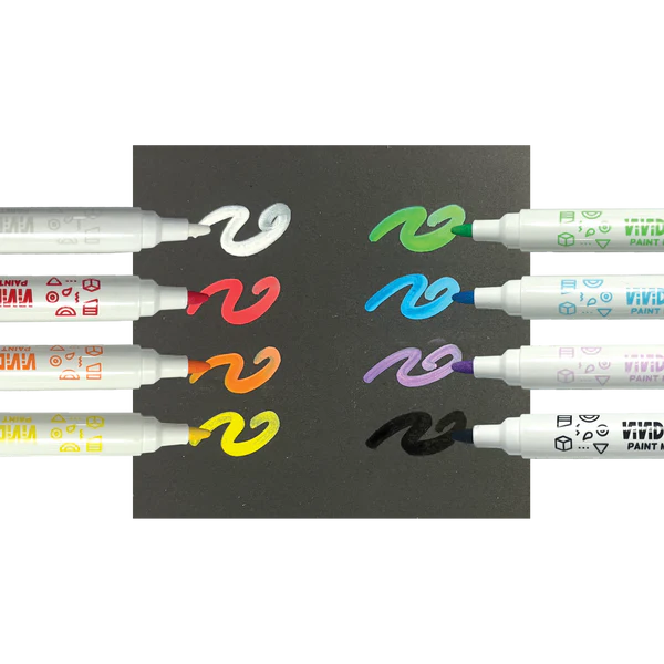 Vivid Pop! Opaque Water Based Paint Markers, Classic