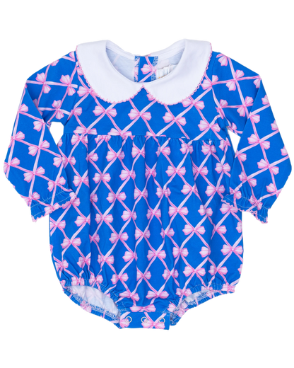 Mary Mills Bow Bubble, Blue