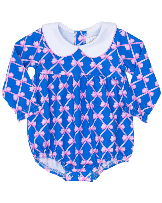 Mary Mills Bow Bubble, Blue