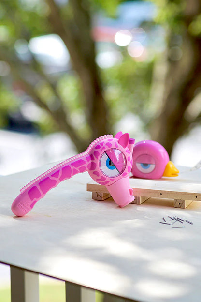 Wammy Giraffe Kids Hammer, Pink