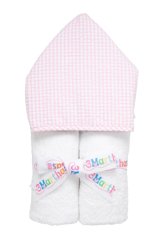 Big Check Everykid Towel, Pink