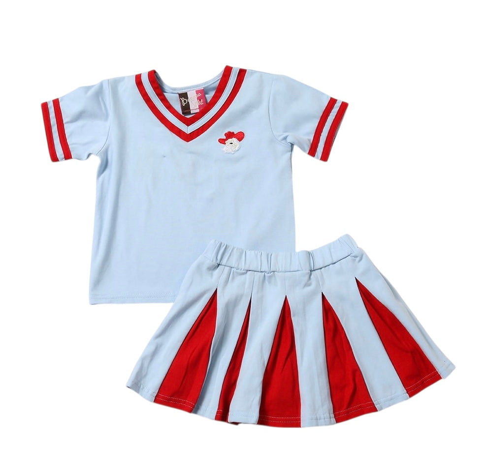 Rebels Pleated Knit Skort Set