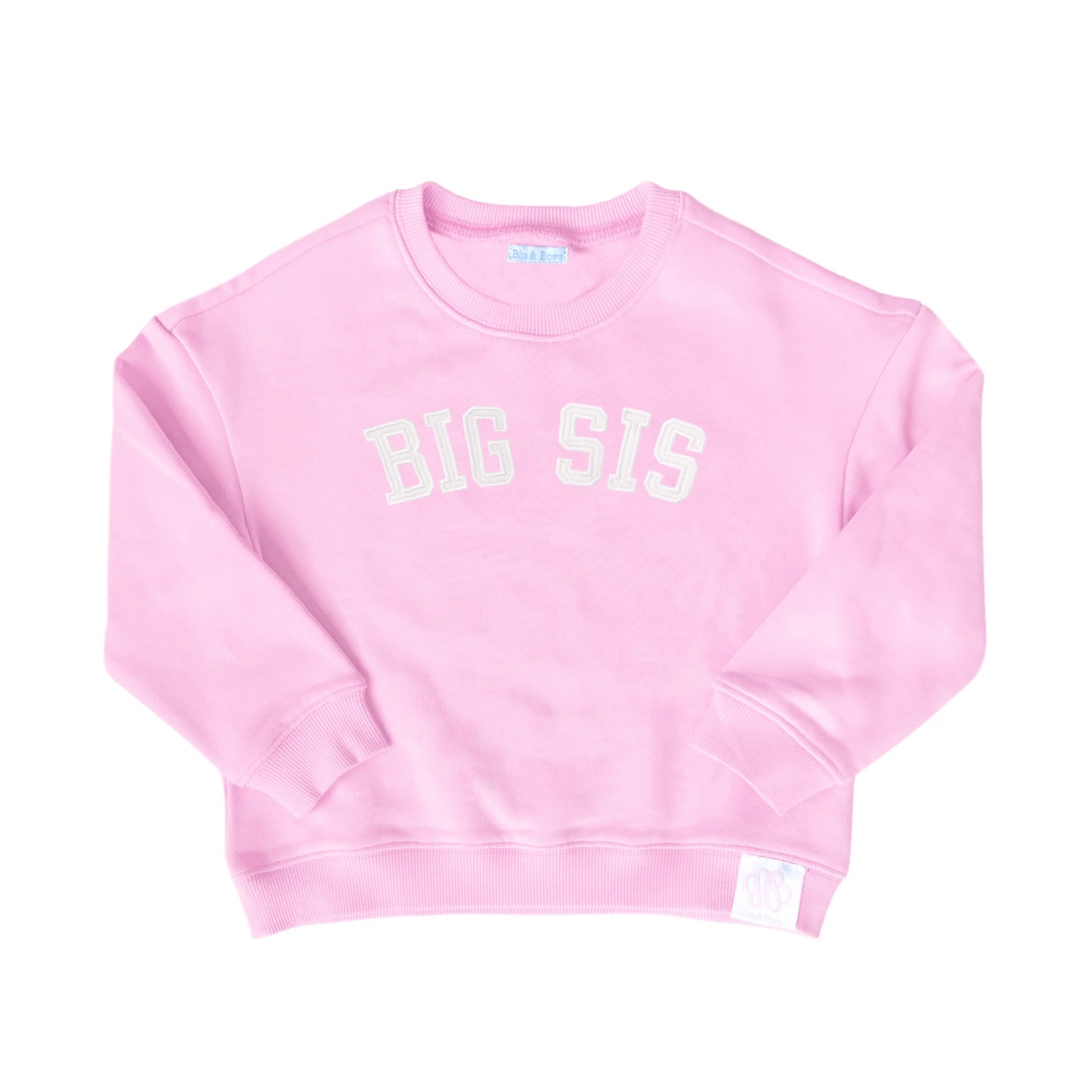 Big Sis Sweatshirt, Pink