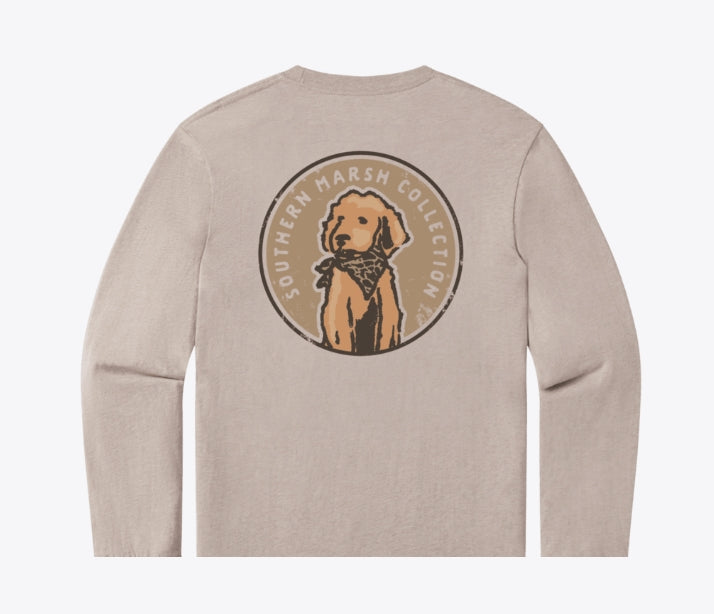 Boys LS Life's Golden Tee, Washed Burnt Taupe