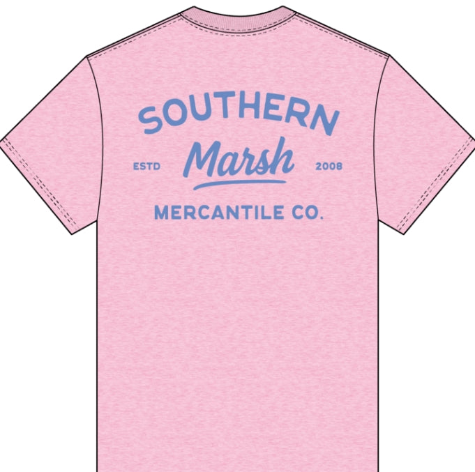 Youth Branding Mercantile SS Tee, Washed Pink