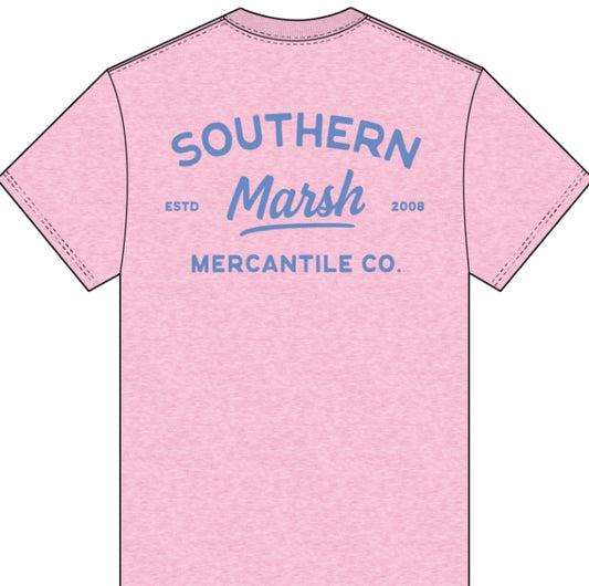 Youth Branding Mercantile SS Tee, Washed Pink