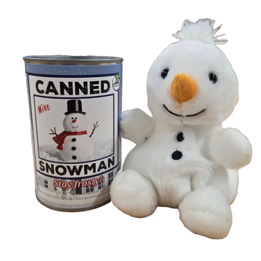 Canned Snowman