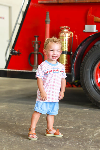 Sound the Alarm Banded Short Set