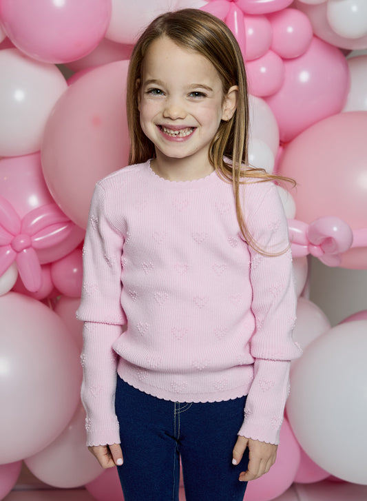 Bubbly Sweater, Pink