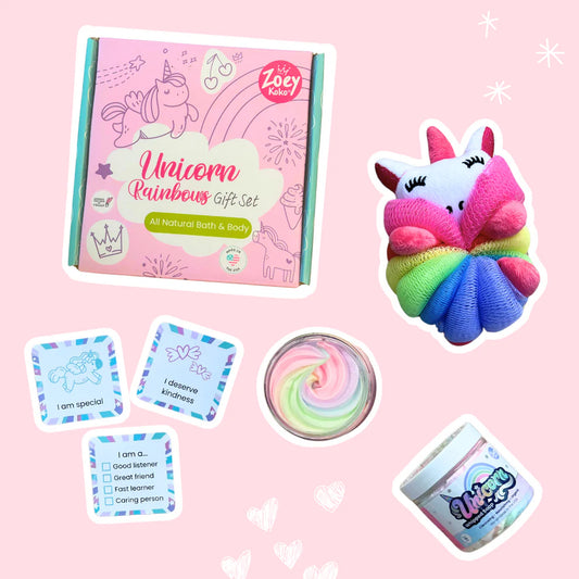 Unicorn Rainbows All Natural Bath & Body Gift Set