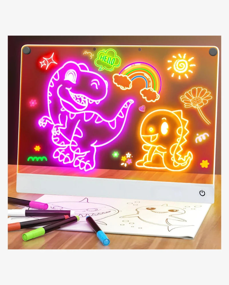 LED Color Me Tablet w/Markers
