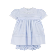 Feltman Floral Bullions Dress, Blue