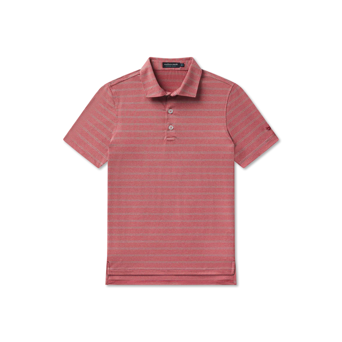 Youth Newcastle Stripe Featherlight Polo
