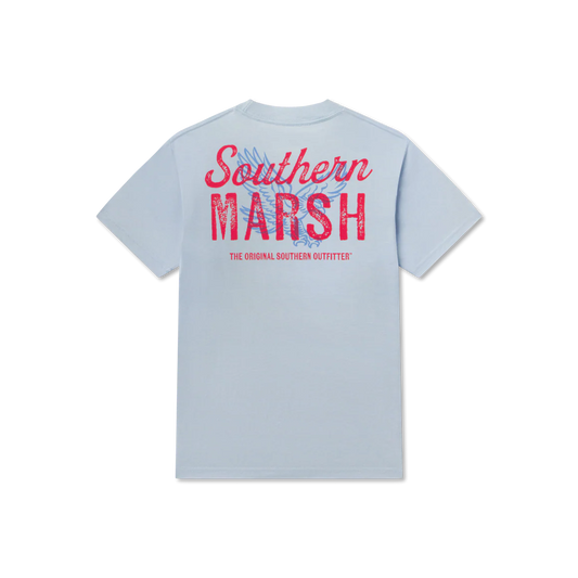 Youth Seawash Freedom Tee, Mist Blue