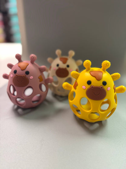 Silicone 3D Giraffe Teether Silicone