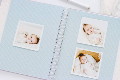 Baby Book - Memory book (Dusty Blue)