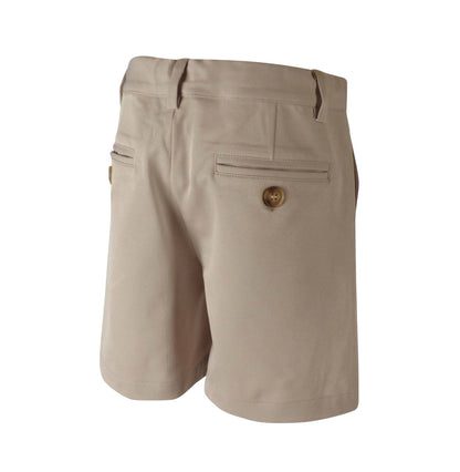 TYL Scholar Flat Front Shorts in Performance Khaki