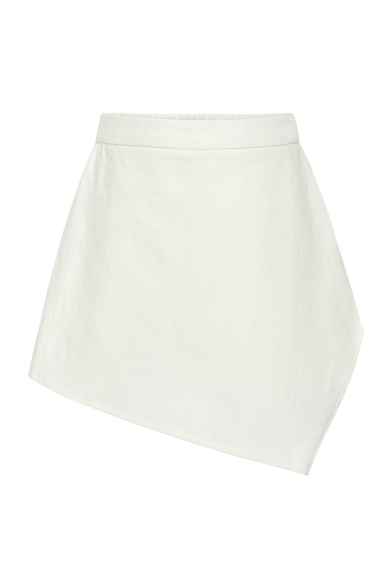 Alden Denim Skort, Off White