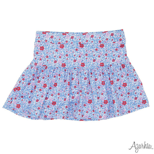 American Floral Gathered Skort