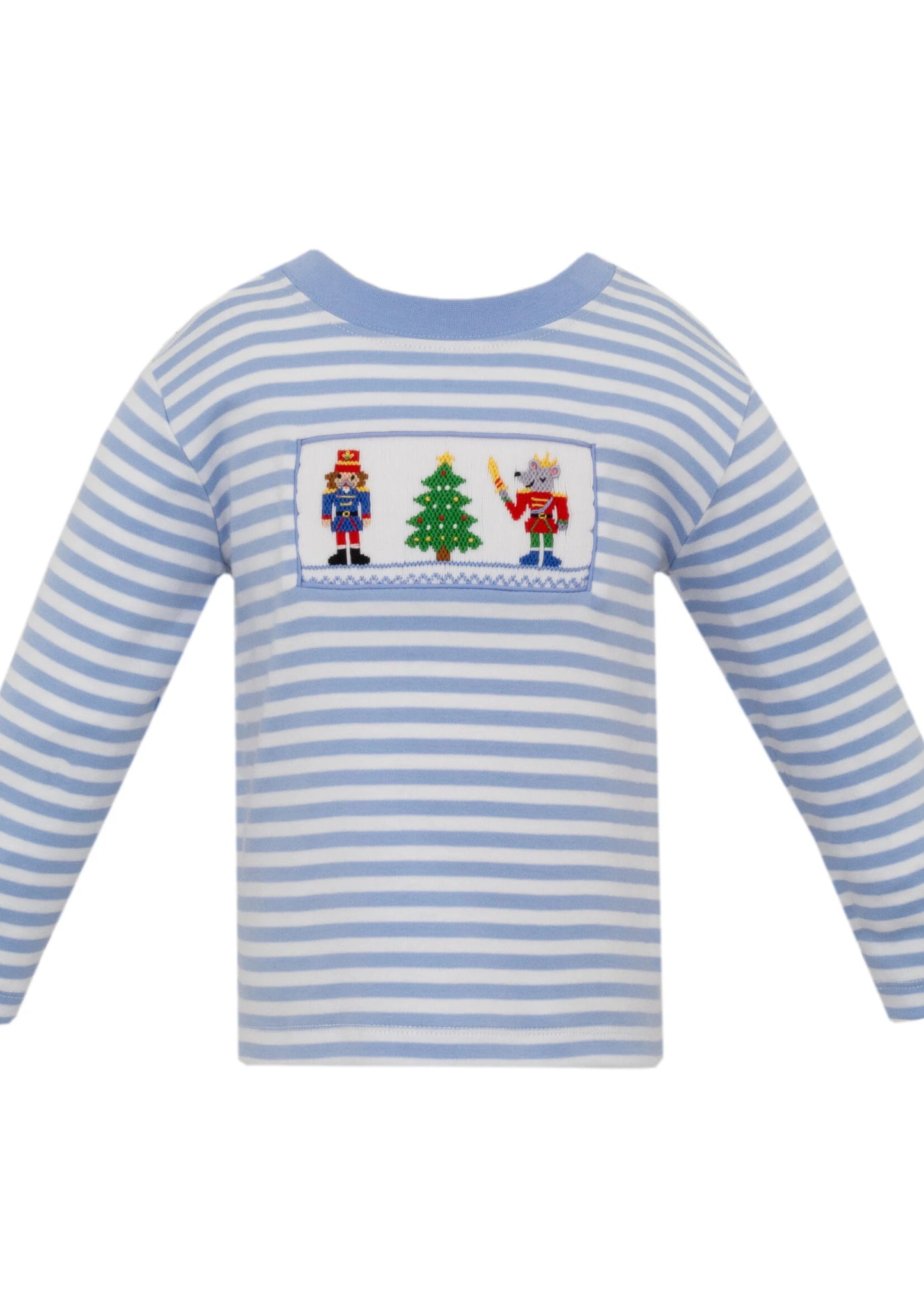 Nutcracker Periblue Stripe Knit Boy's L/S Tee