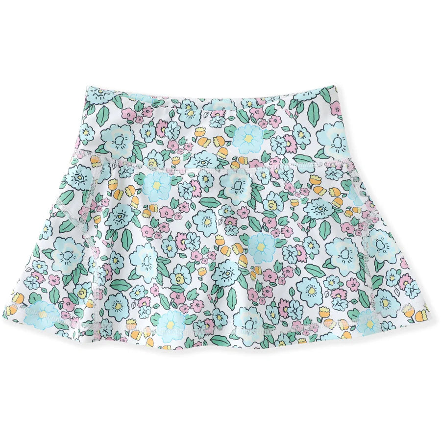 Aqua Bloom Active Tennis Skirt