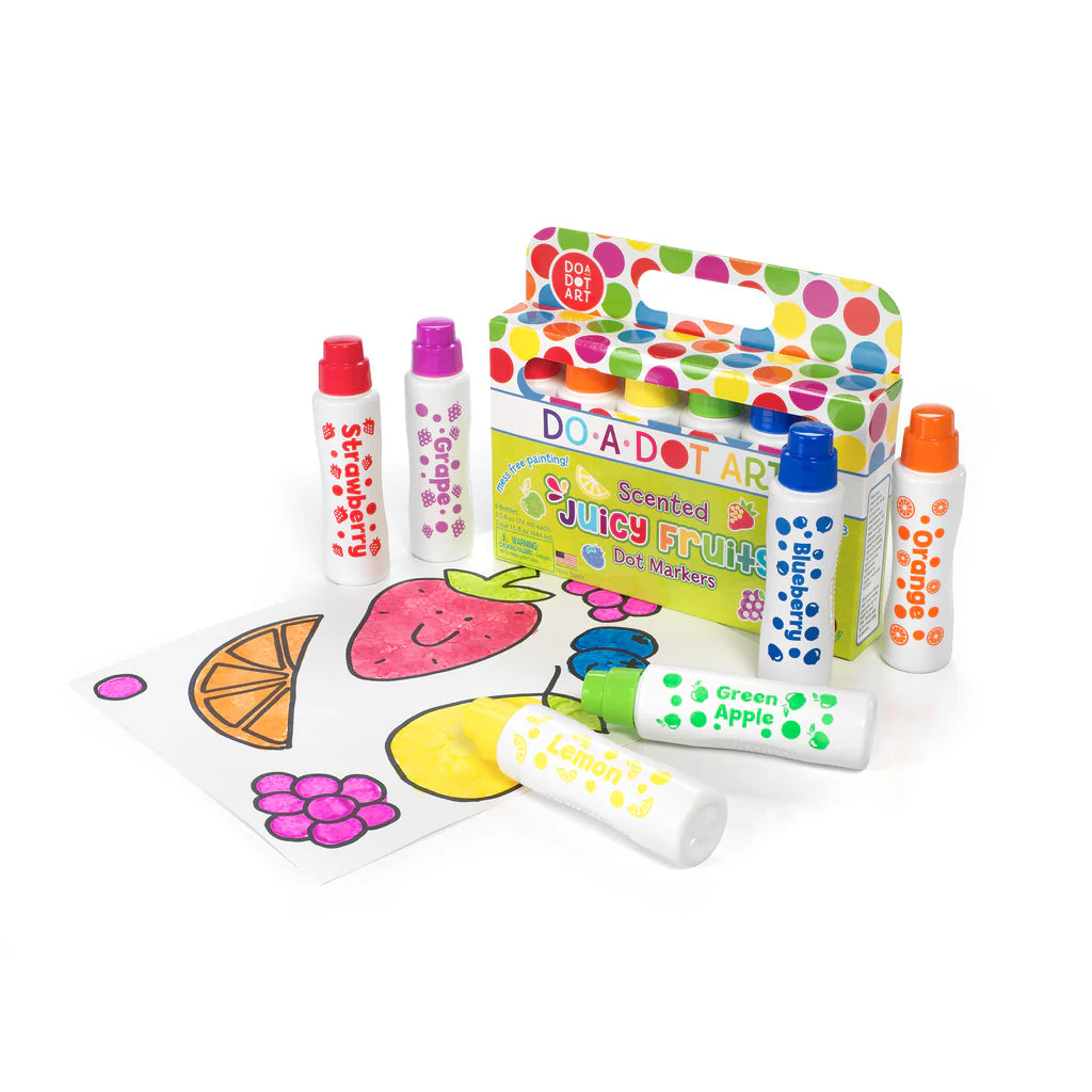 Do A Dot Juicy Fruit Scented Dot Markers, 6 pack