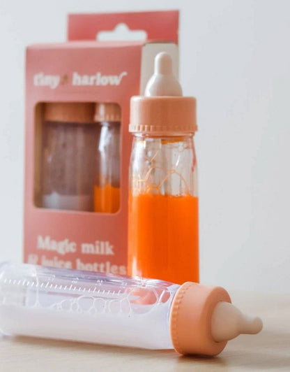 Bottled milk and juice set