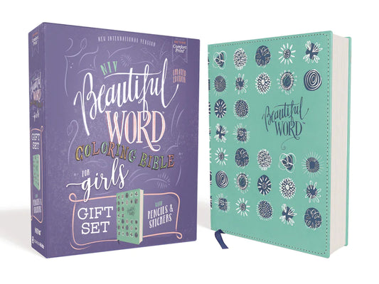 NIV Beautiful Word Coloring Bible for Girls, Gift Set