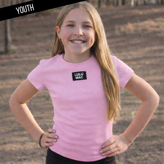 Kids LULU MAC Baby Doll Top, Light Pink