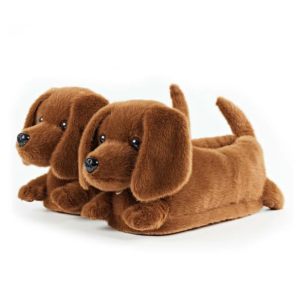 Birdie Dachshund Slippers