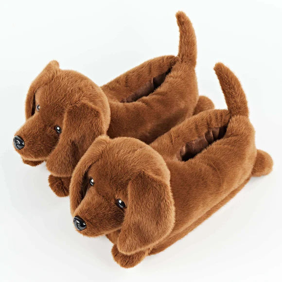 Birdie Dachshund Slippers