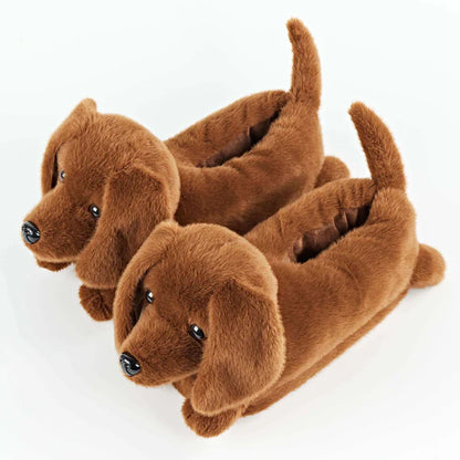 Birdie Dachshund Slippers