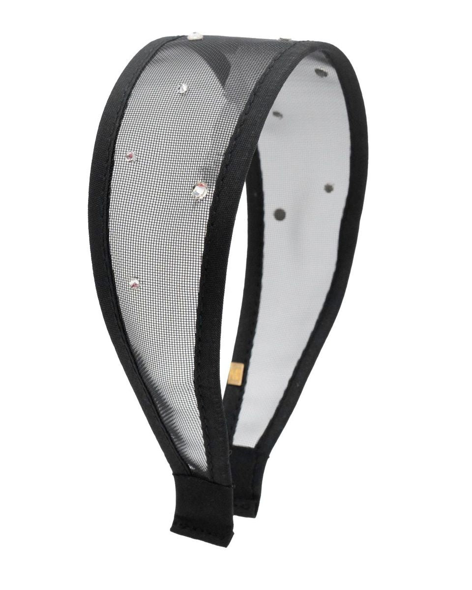 Crystallized Mesh Wide Headband (Asst Colors)