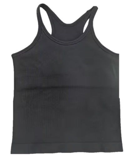 Tween Rib Tank w/Built In Shelf Bra (2 colors)