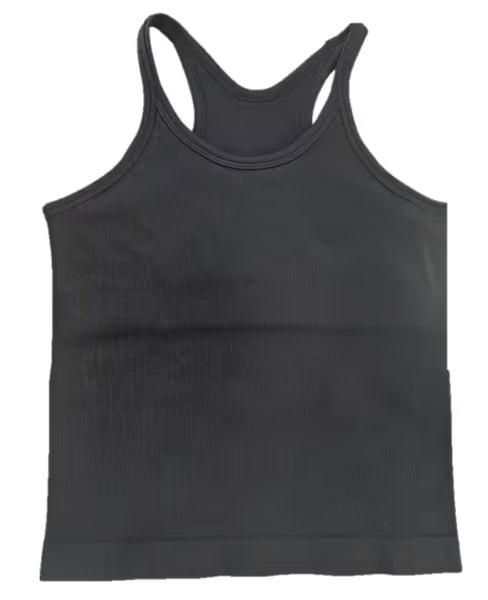 Tween Rib Tank w/Built In Shelf Bra (2 colors)