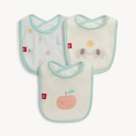 Lullaby Sky Blue Modal Magnetic Bib 3 Pack