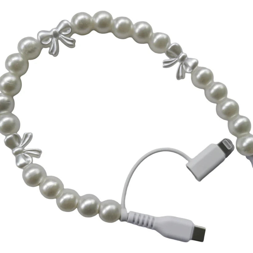 Beaded Phone Charging Cable, 3ft