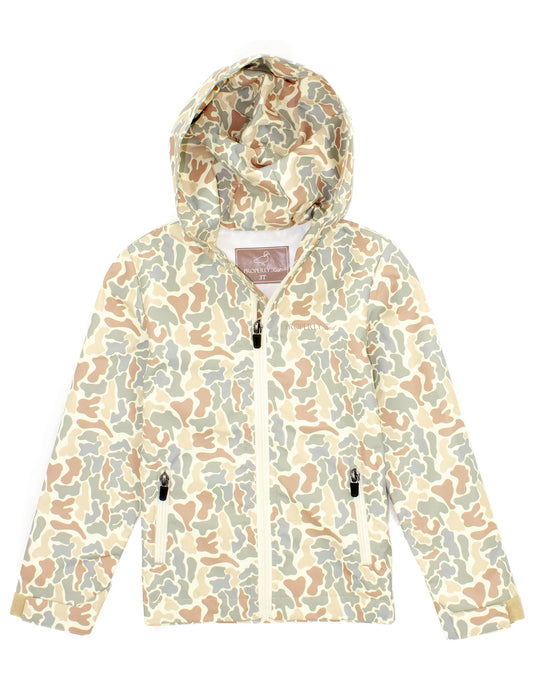 Boys Canopy Rain Jacket, Field Camo