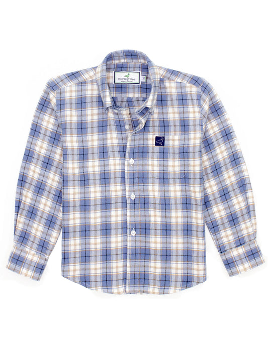 Boys Classic Flannel, Winter Breeze