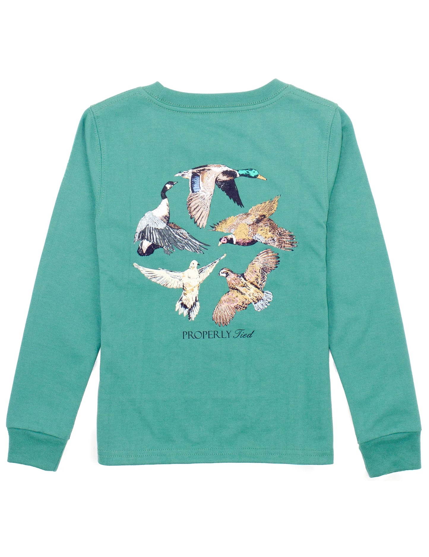 Boys Flock LS Tee, Teal