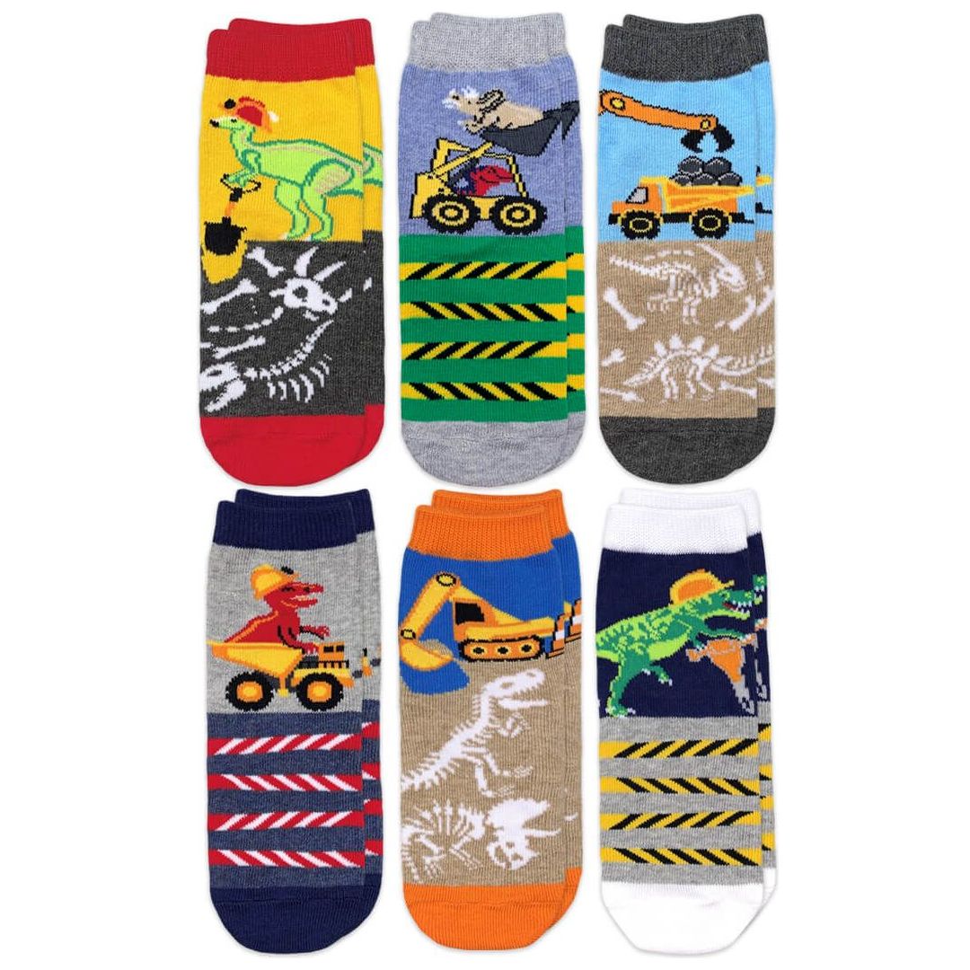 Boy Print Crew Socks (6 styles, 2 sizes)