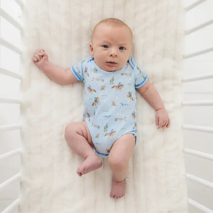 Little Wranglers Lap Bodysuit, SKy