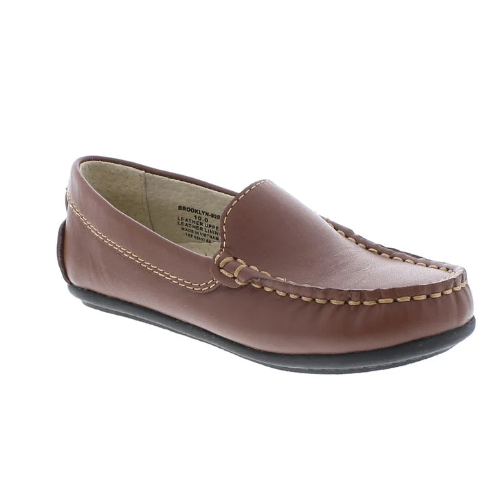 Footmates Brooklyn Boys Loafer, Cognac