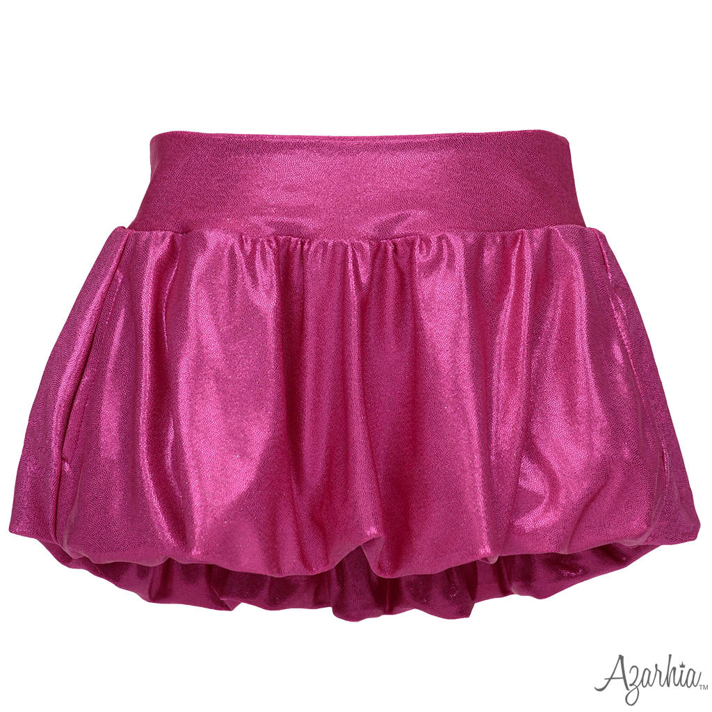 Shimmer Bubble Skort, Hot Pink
