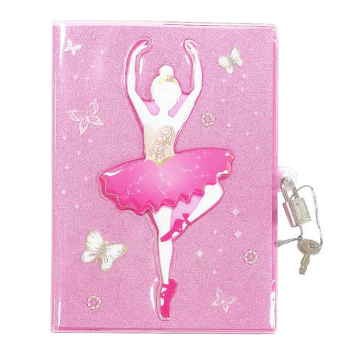 Butterfly Ballet 3D Lockable Diary