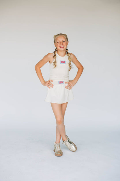 Youth Alli Airy Tank Hotty Toddy, Bone